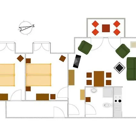 Strandschloesschen-haus-ii-we-21-9820 아파트 *